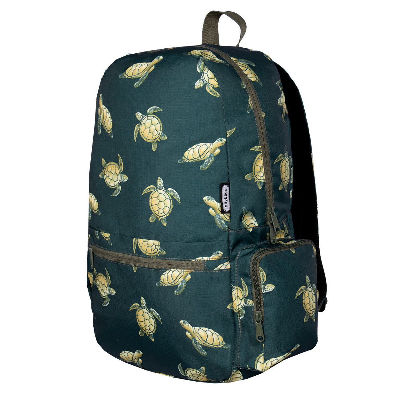 Morral Plegable ULTRA Estampado Tortugas Citybags Multicolor