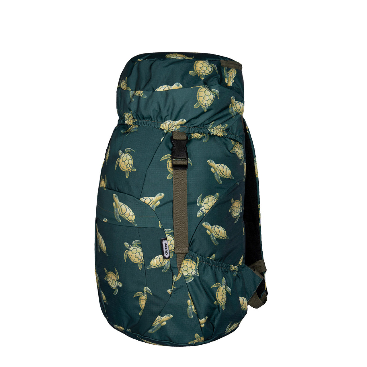 Morral Viajero ULTRA Plegable Estampado Tortugas Citybags Multicolor