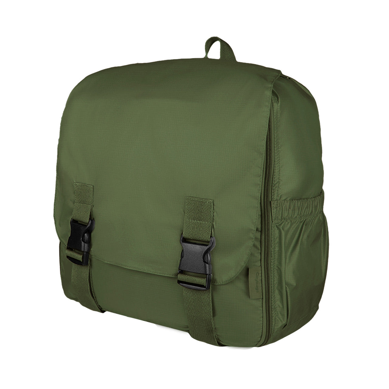 Morral Cabina Tapa Citybags Verde Militar