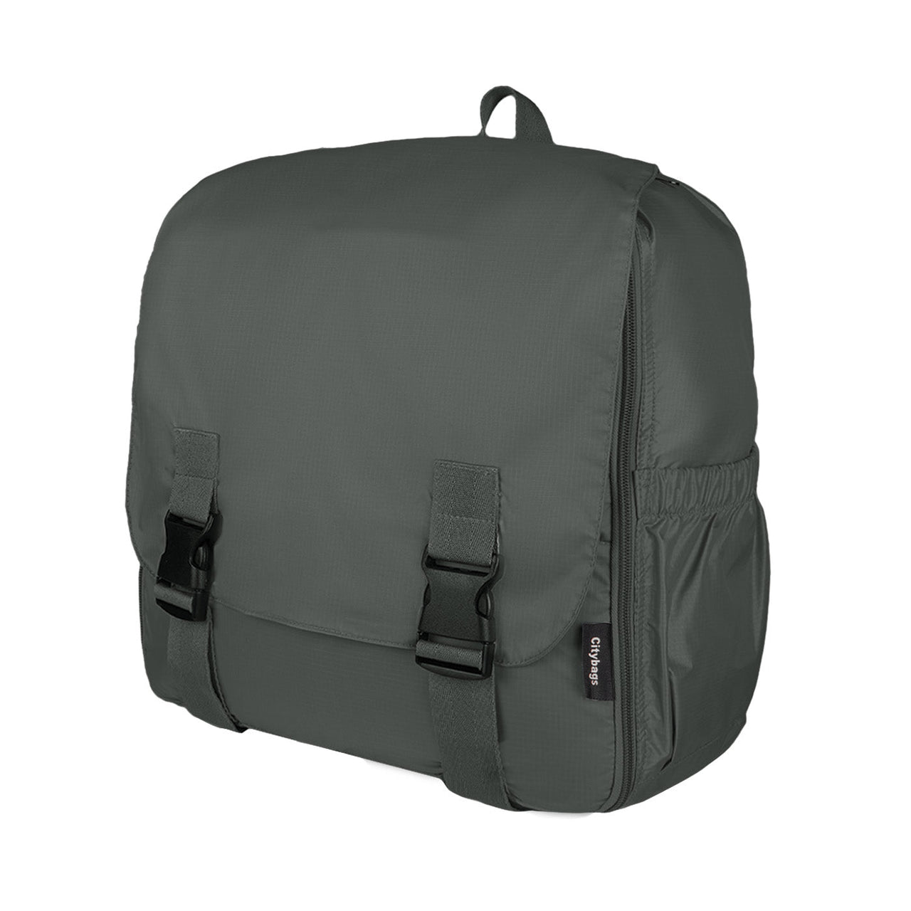 Morral Cabina Tapa Citybags Gris