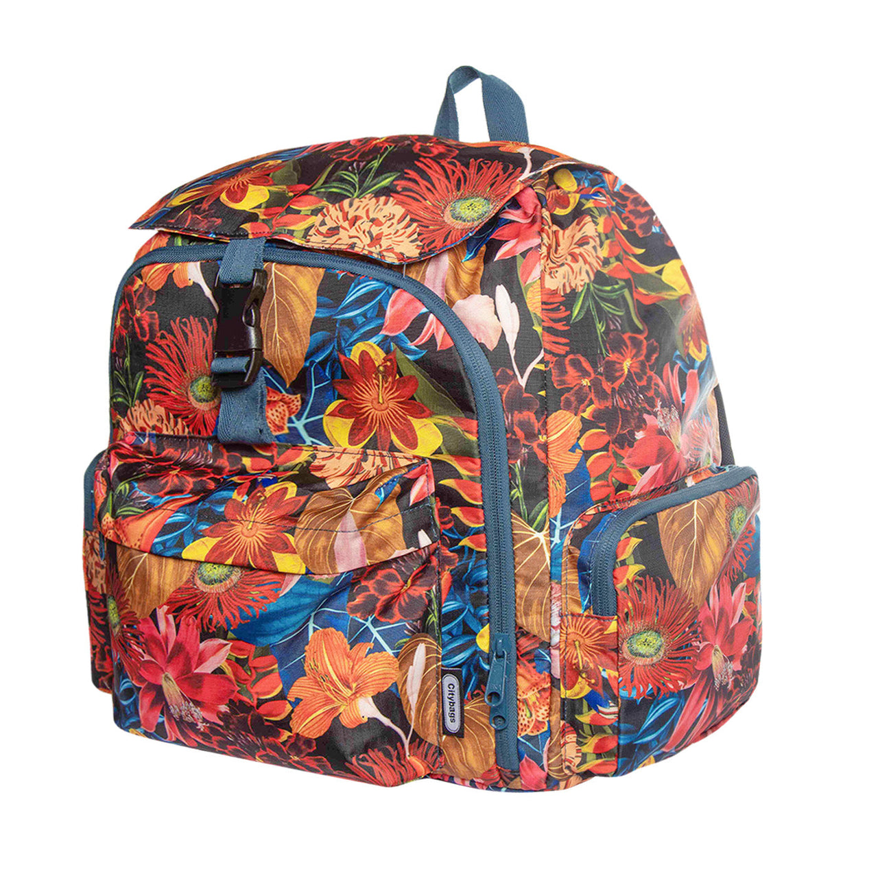 Morral Mochilero XL ULTRA Estampado Paraiso Citybags Multicolor