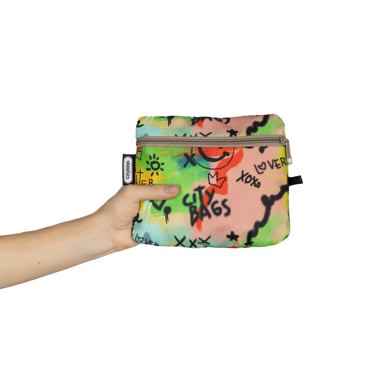 Canguro XL ULTRA Plegable Citybags Estampado Graffiti Multicolor