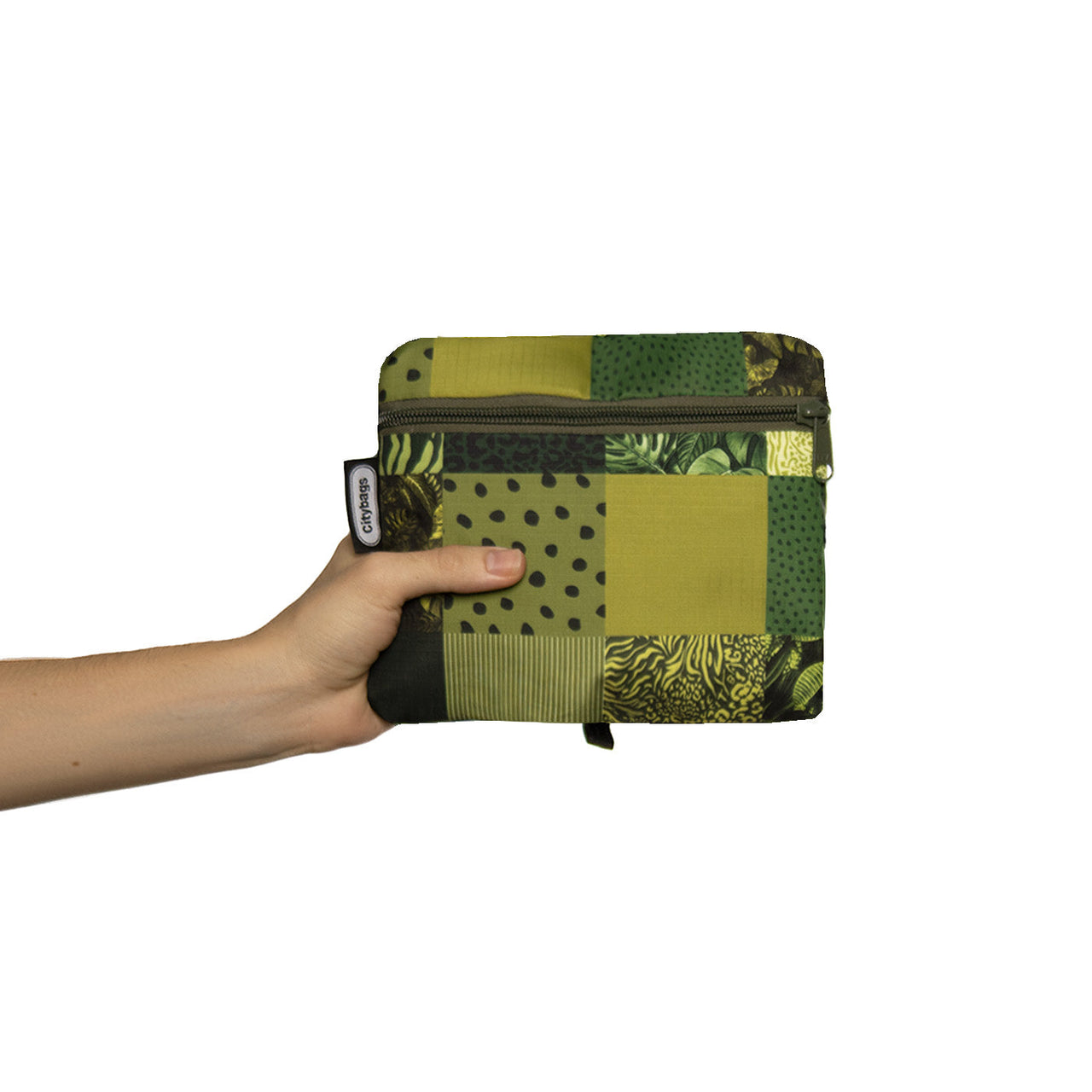 Canguro XL ULTRA Plegable Citybags Estampado Green Multicolor