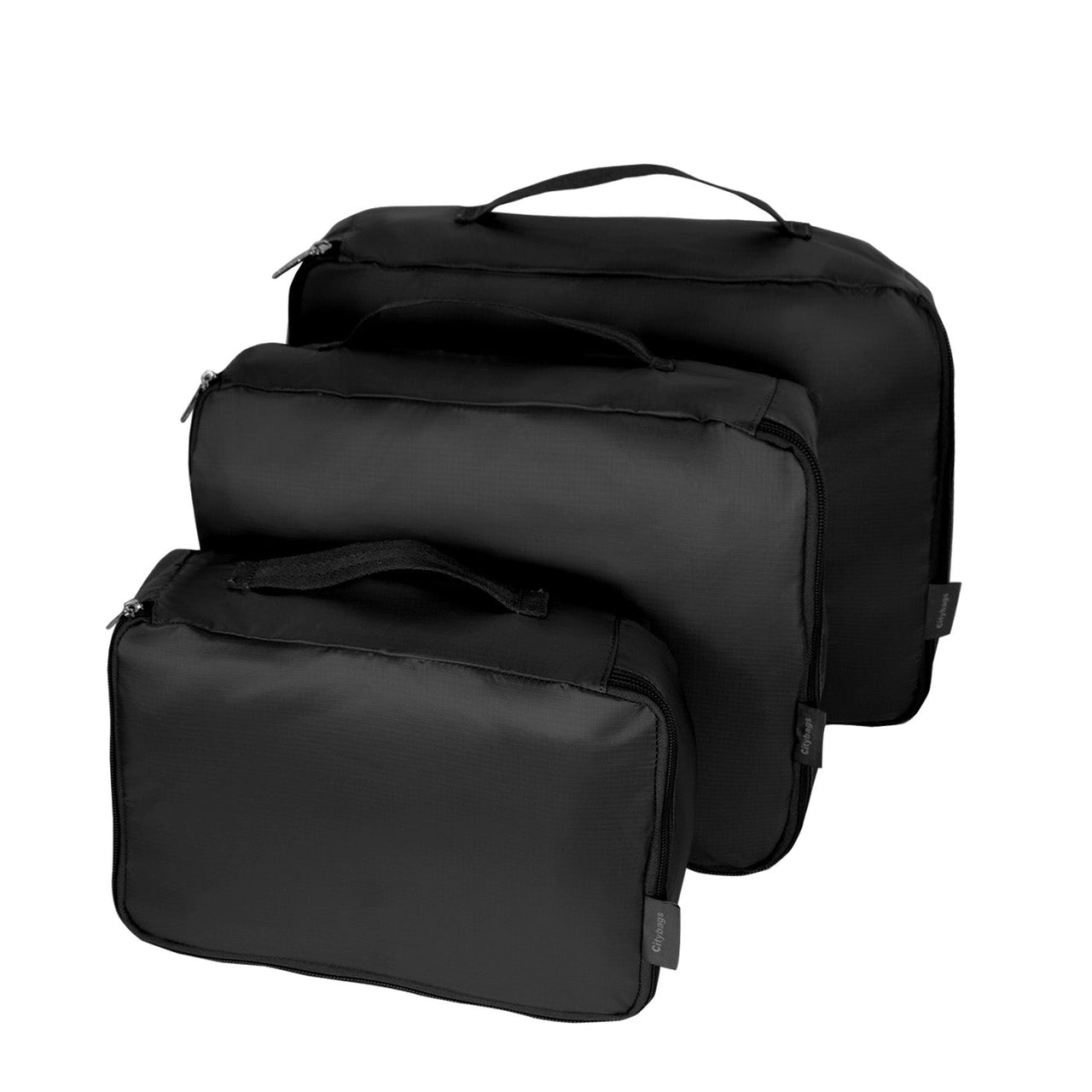 Cubos Organizadores Para Viaje Setx3 Citybags Negros