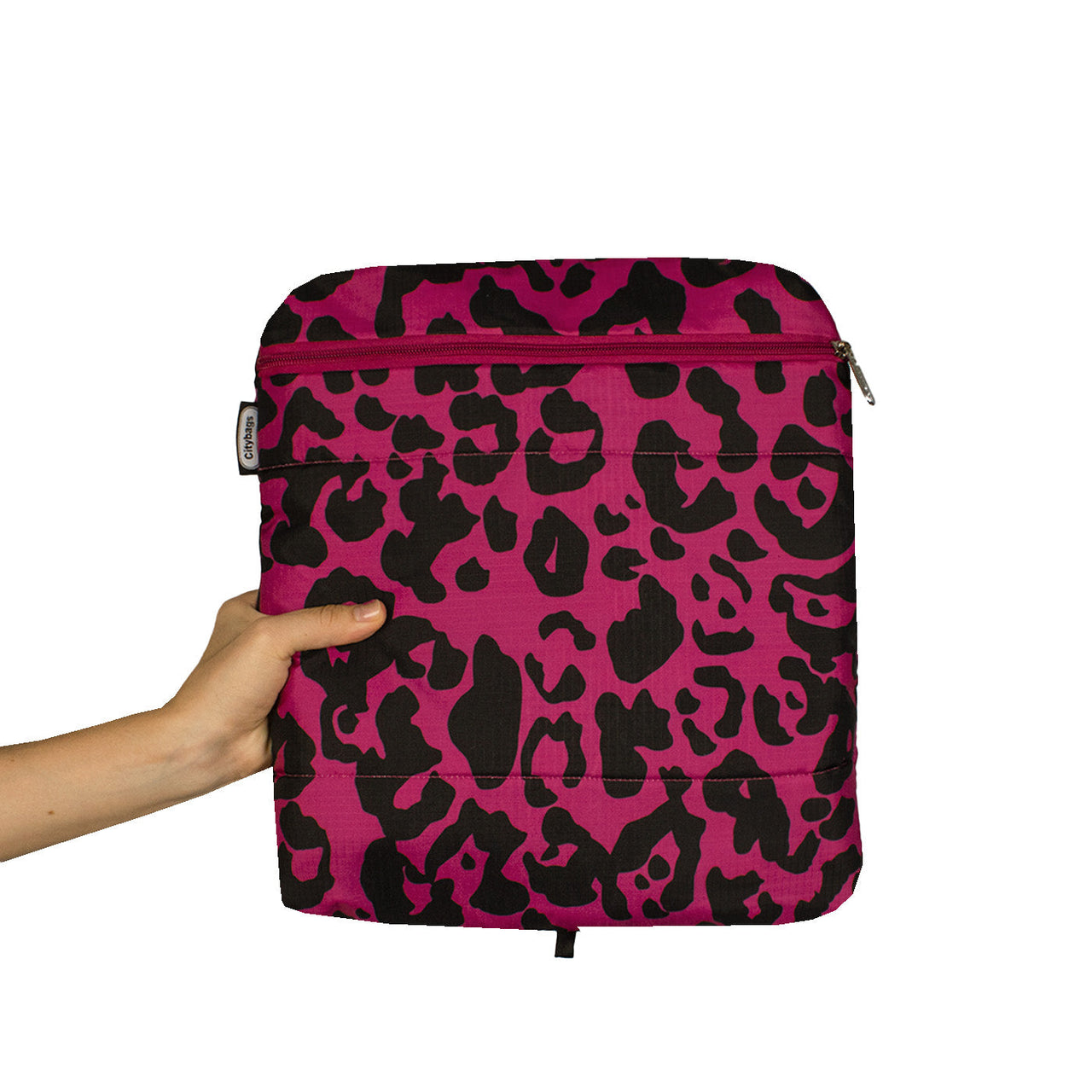 Morral Cabina Tapa Ultra Citybags Estampado Viva Magenta