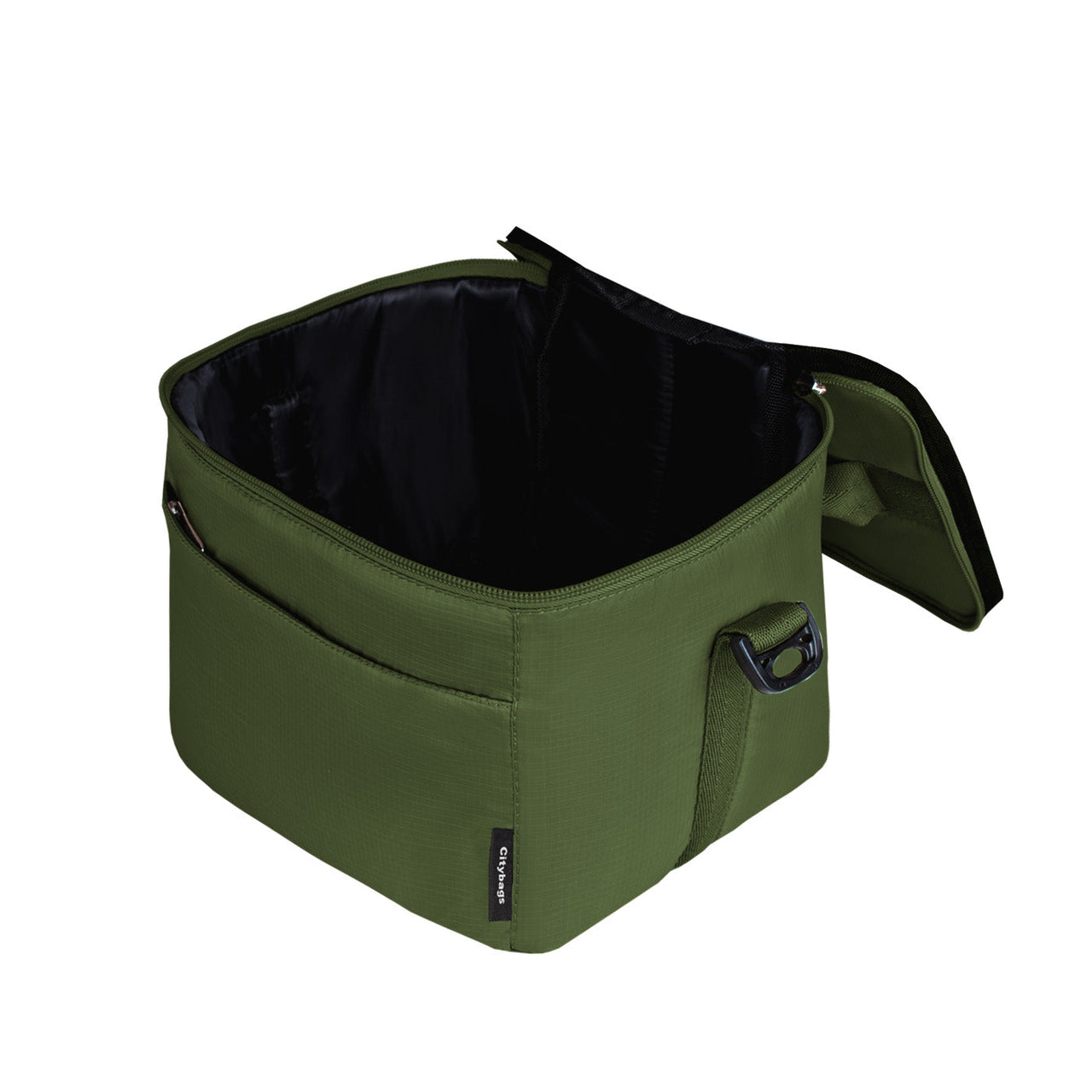 Lonchera Clasica  Citybags Color Verde Militar