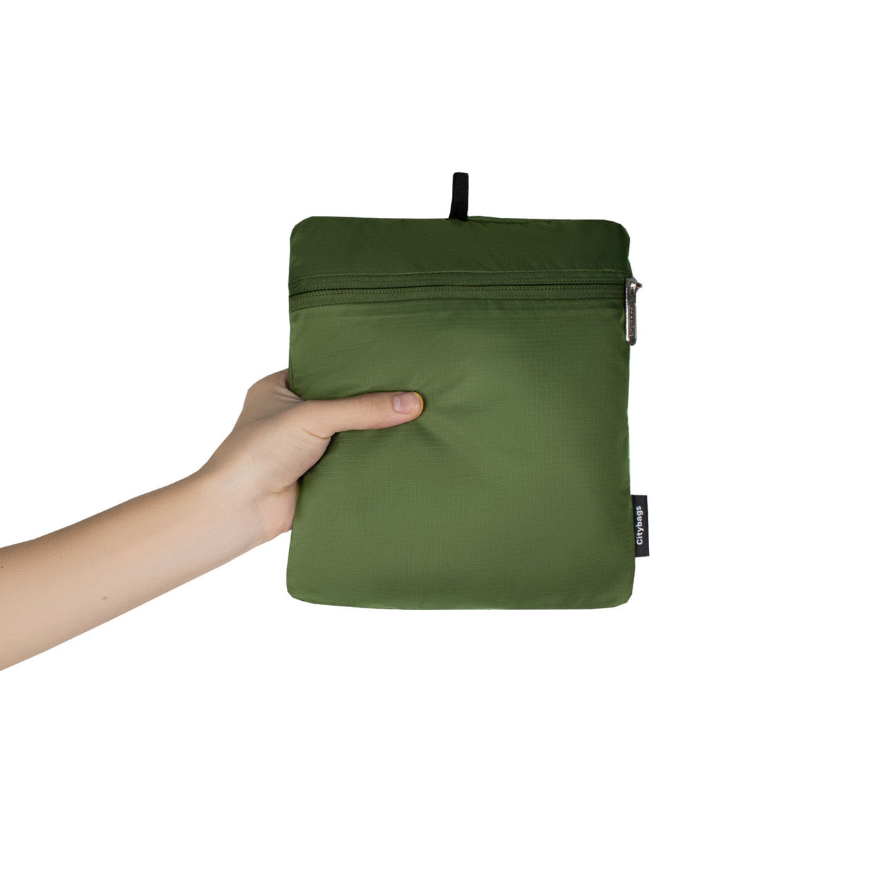 Bolso Manos Libres Viajero Citybags Light Verde Militar