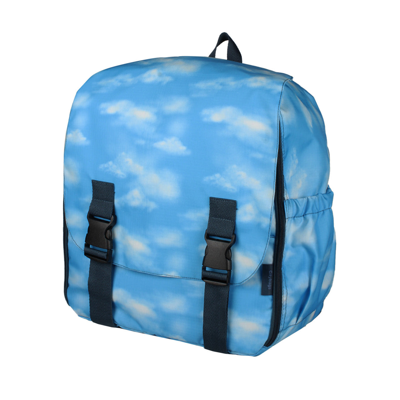 Morral Cabina Tapa Ultra Citybags Estampado Nube