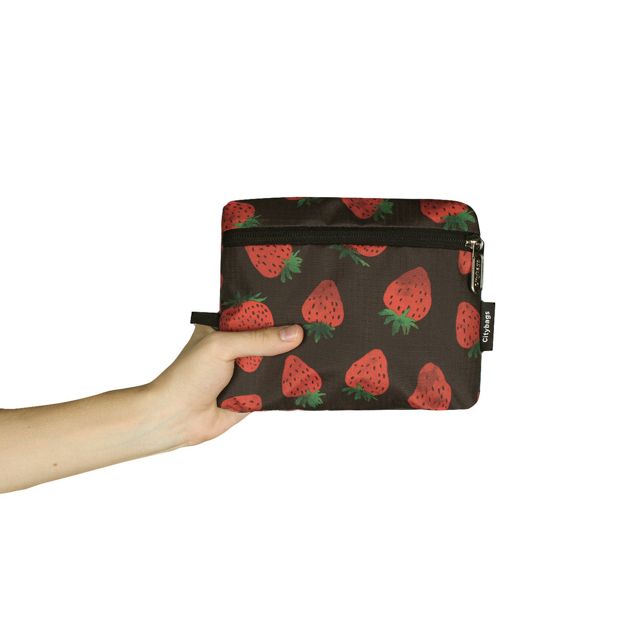 Canguro XL ULTRA Plegable Estampado Fresas Multicolor Citybags