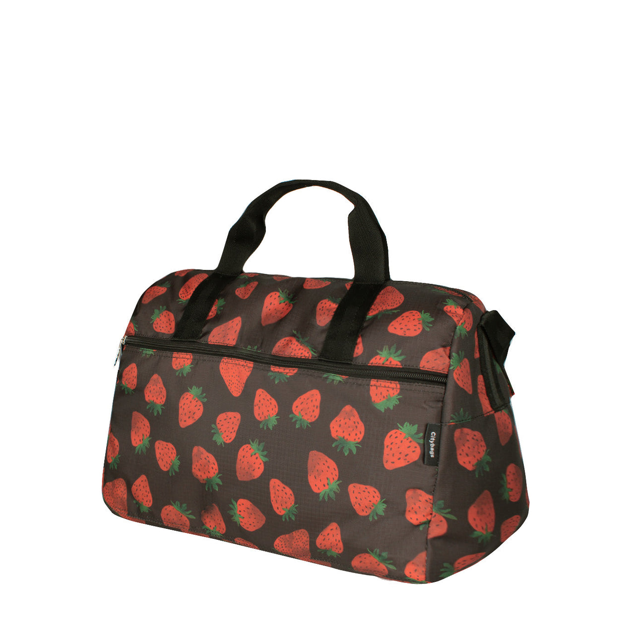 Maleta M ULTRA Plegable Estampado Fresas Citybags