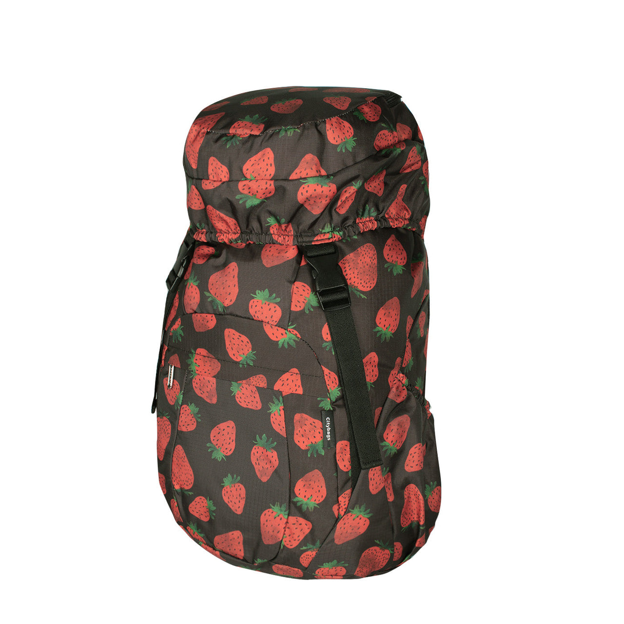 Morral Viajero ULTRA Plegable Estampado Fresas Citybags Multicolor