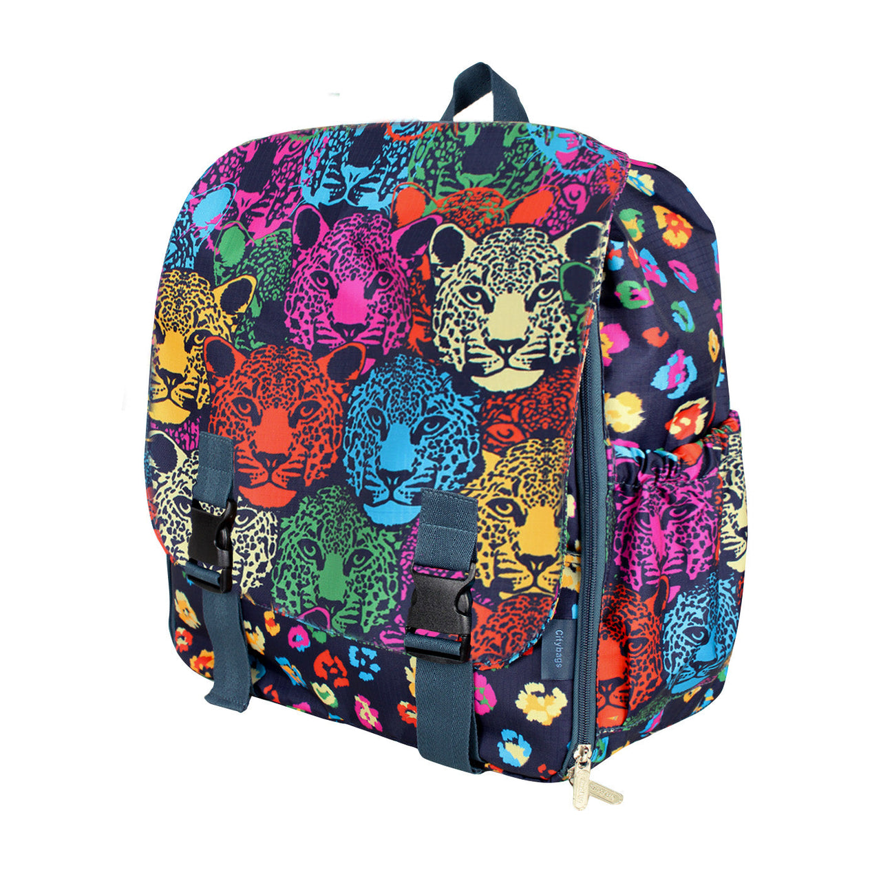 Morral Cabina Tapa Ultra Estampado Panteras Citybags