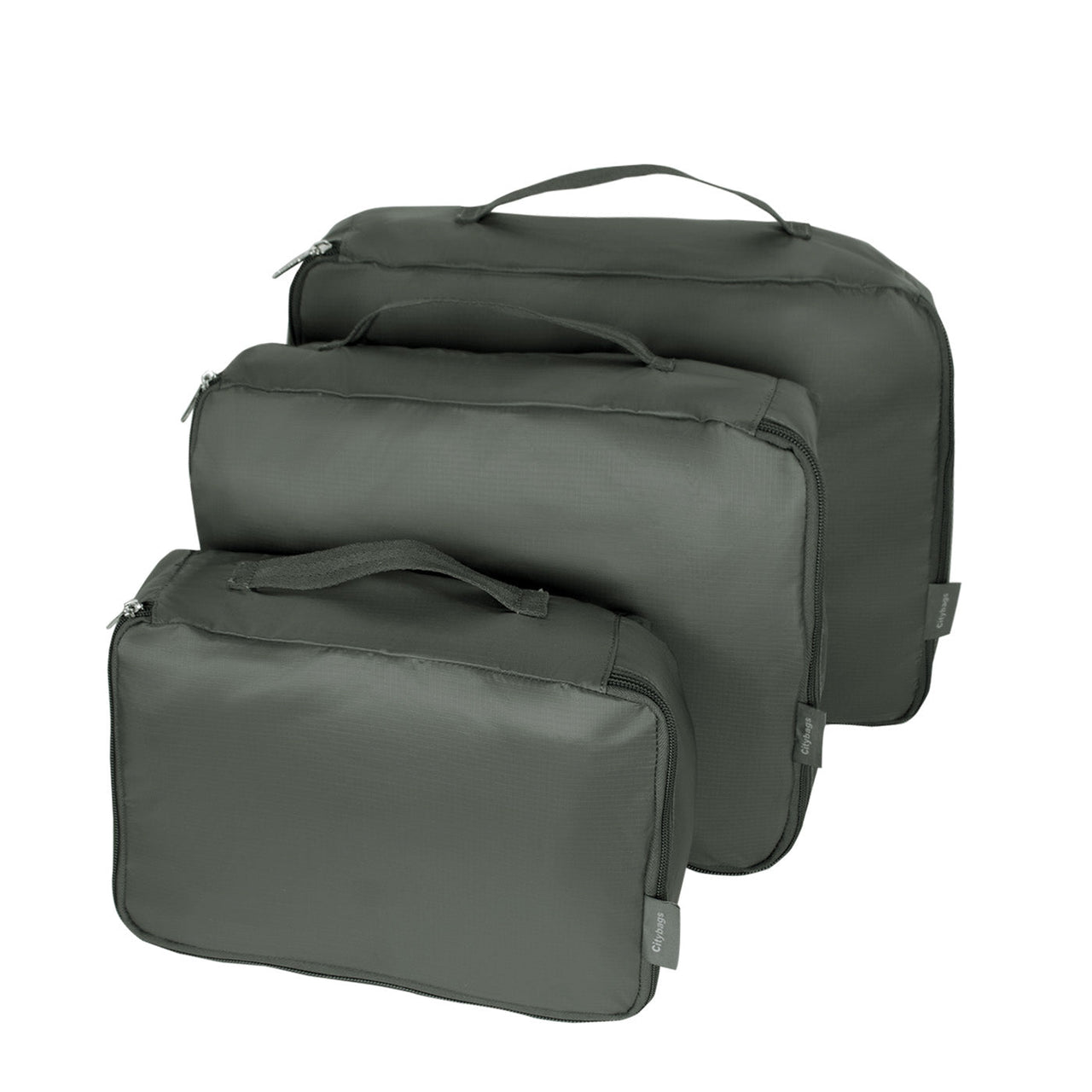 Cubos Organizadores Para Viaje Setx3 Citybags Gris