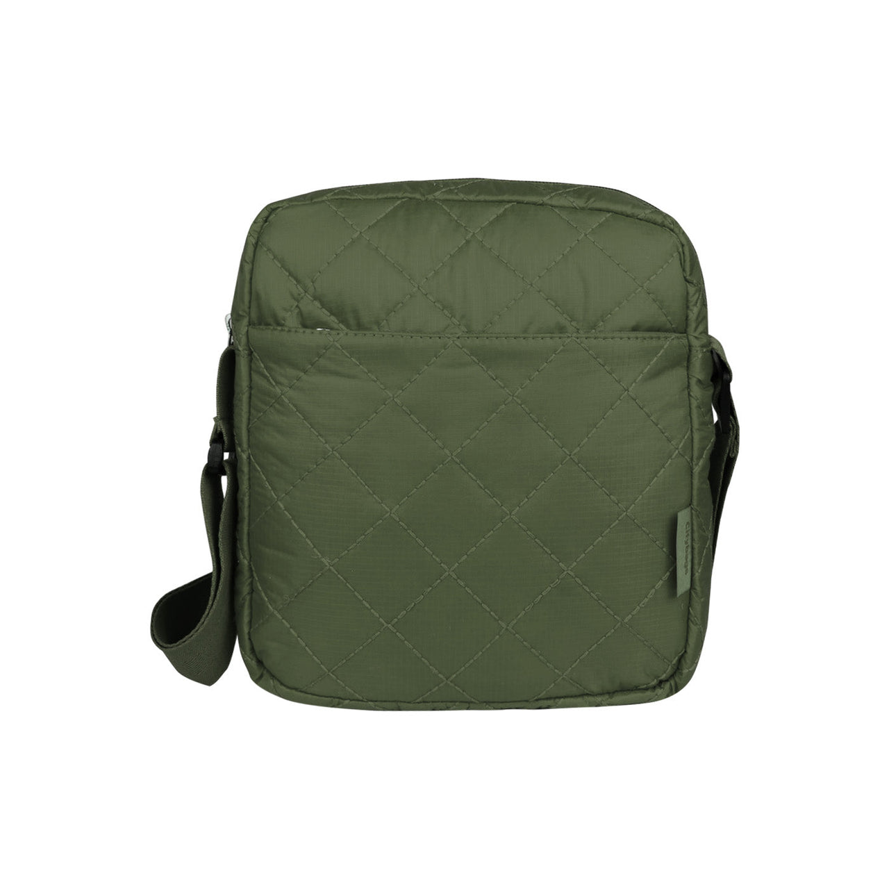 Bolso Manos Libres Viajero puffer Verde Militar