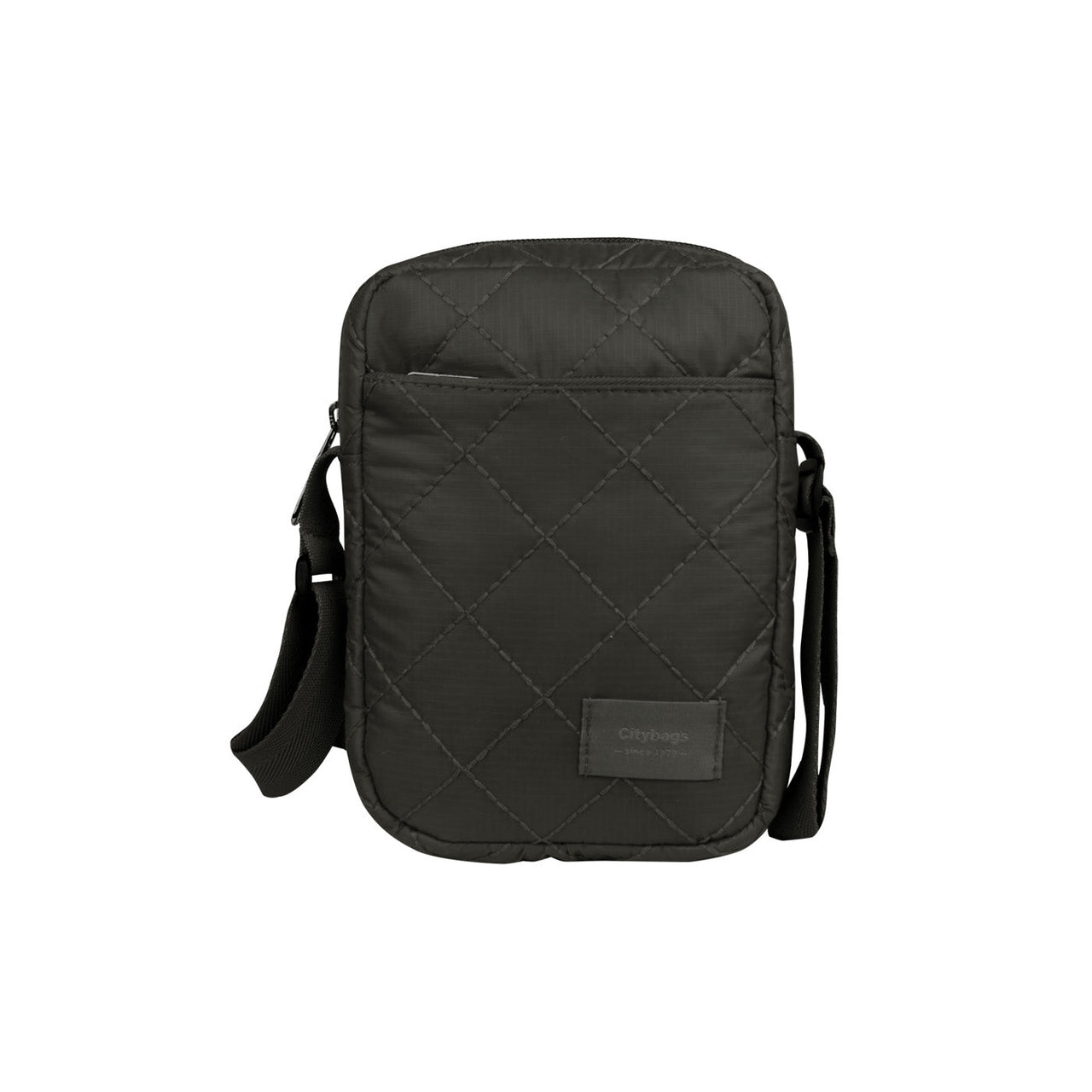 Bolso Manos Libres Mini Puffer Negro