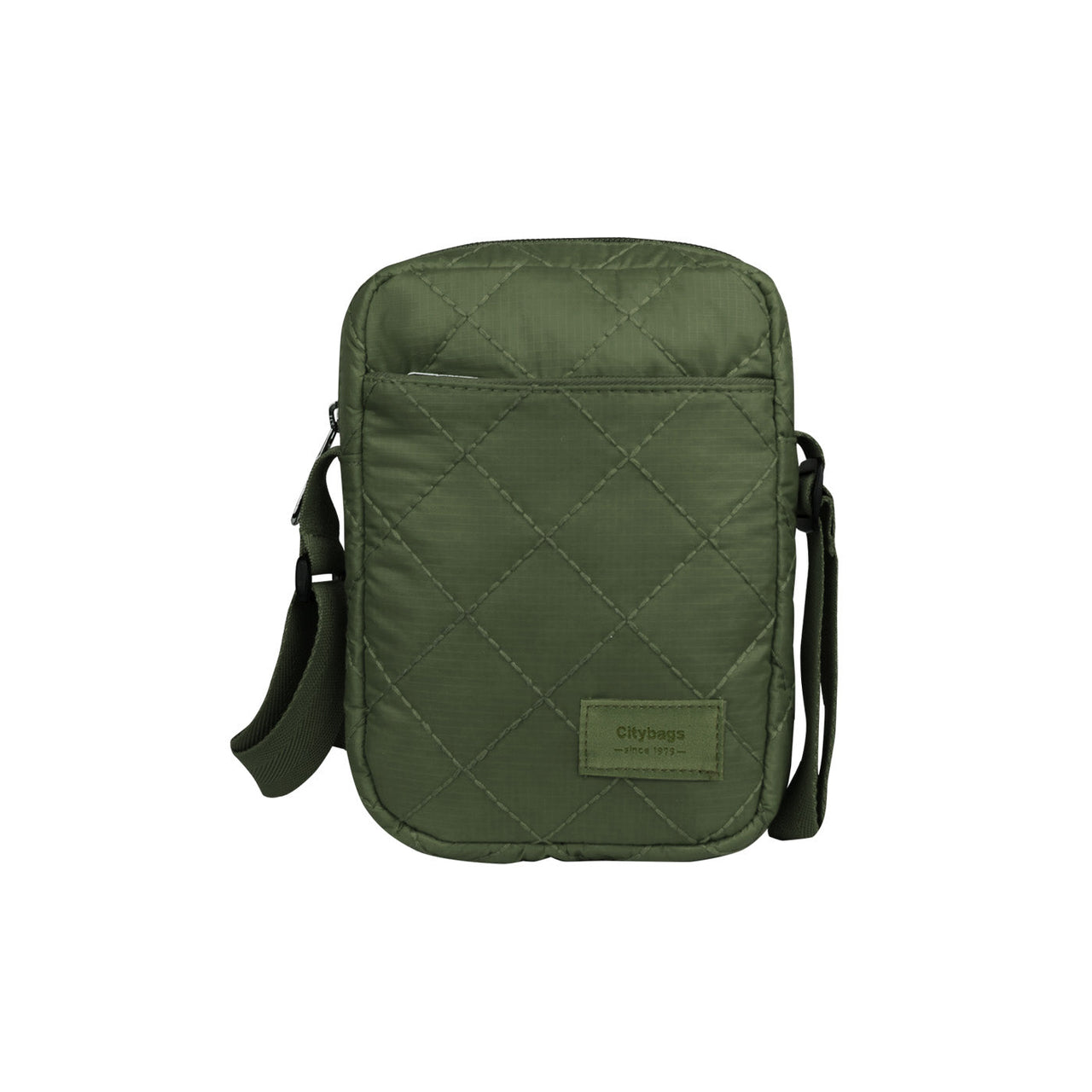 Bolso Manos Libres Mini Puffer Verde Militar