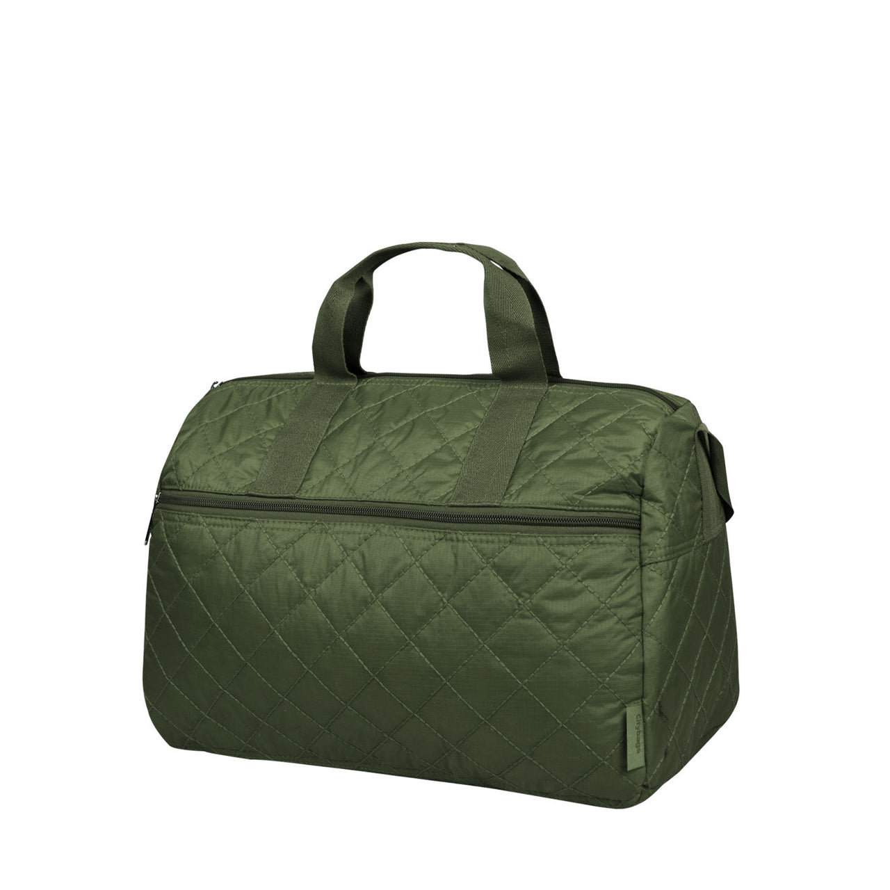 Maleta M Plegable Puffer Verde Militar