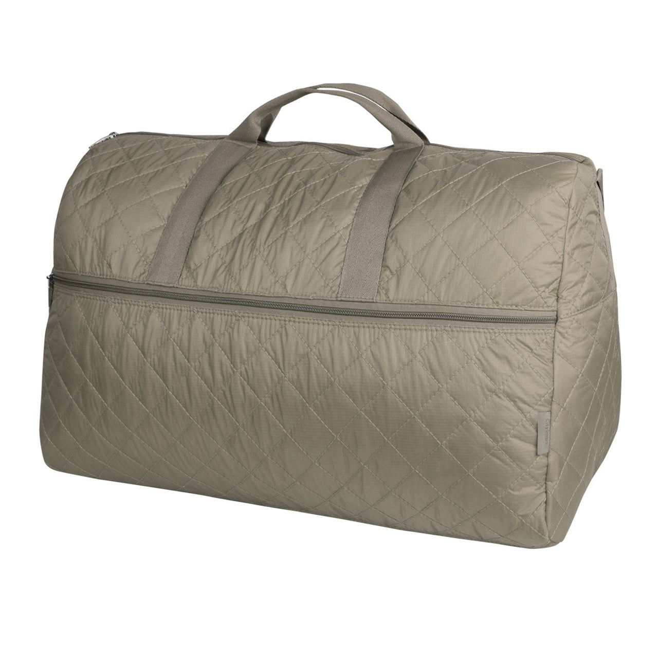 Maleta XL Plegable Puffer Beige