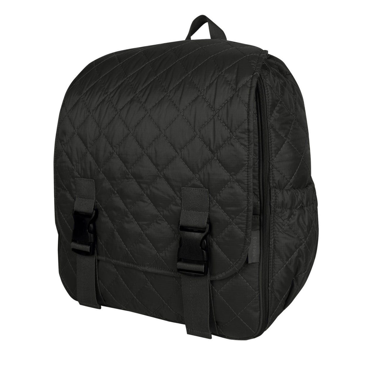 Morral Cabina Tapa Puffer Negro