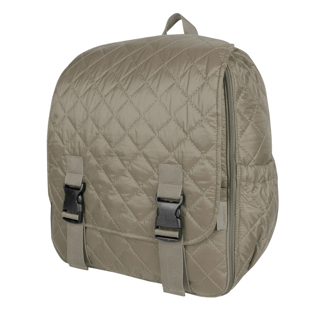 Morral Cabina Tapa Puffer Beige