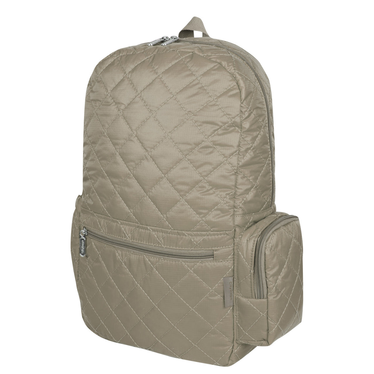 Morral Plegable Puffer Beige