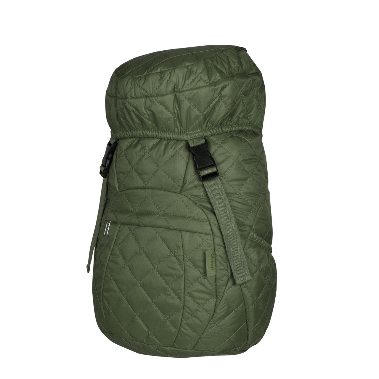 Morral Viajero Plegable Puffer Verde Militar