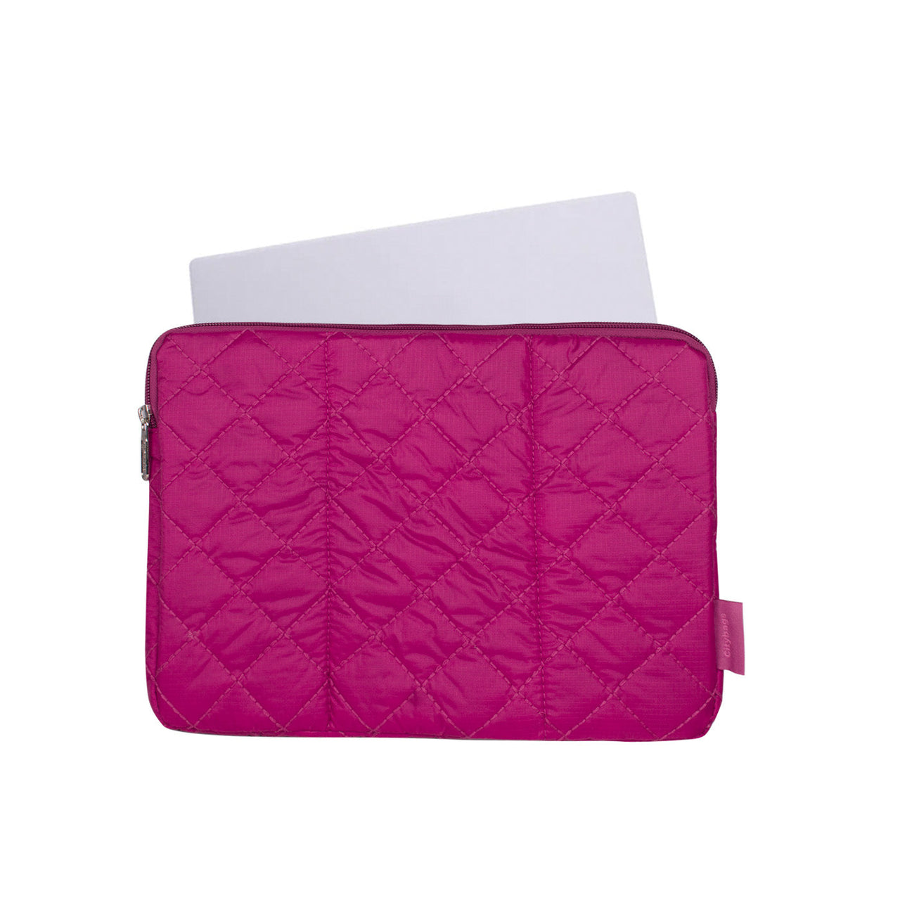 Estuche Laptop Puffer Fucsia