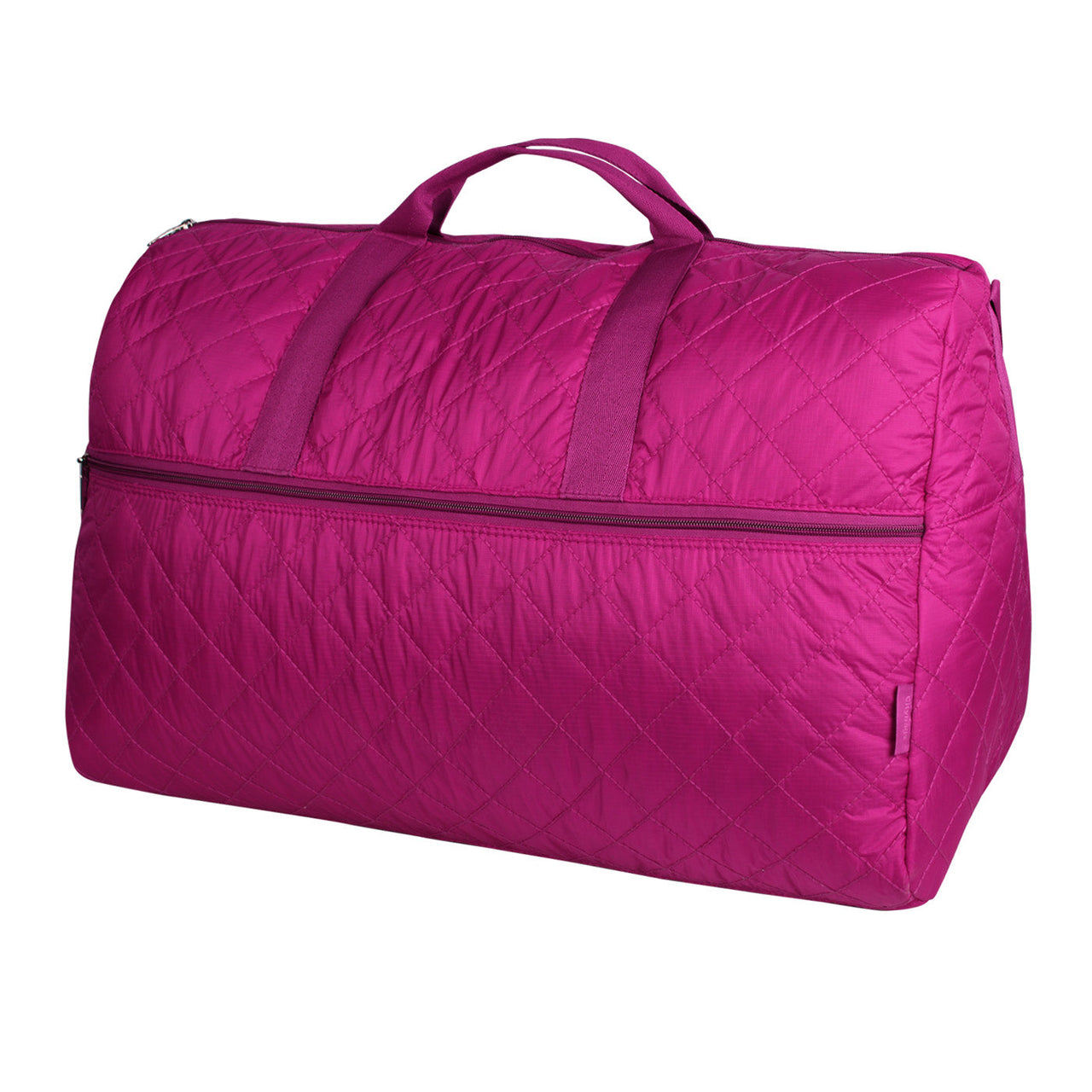 Maleta XL Plegable Puffer Fucsia