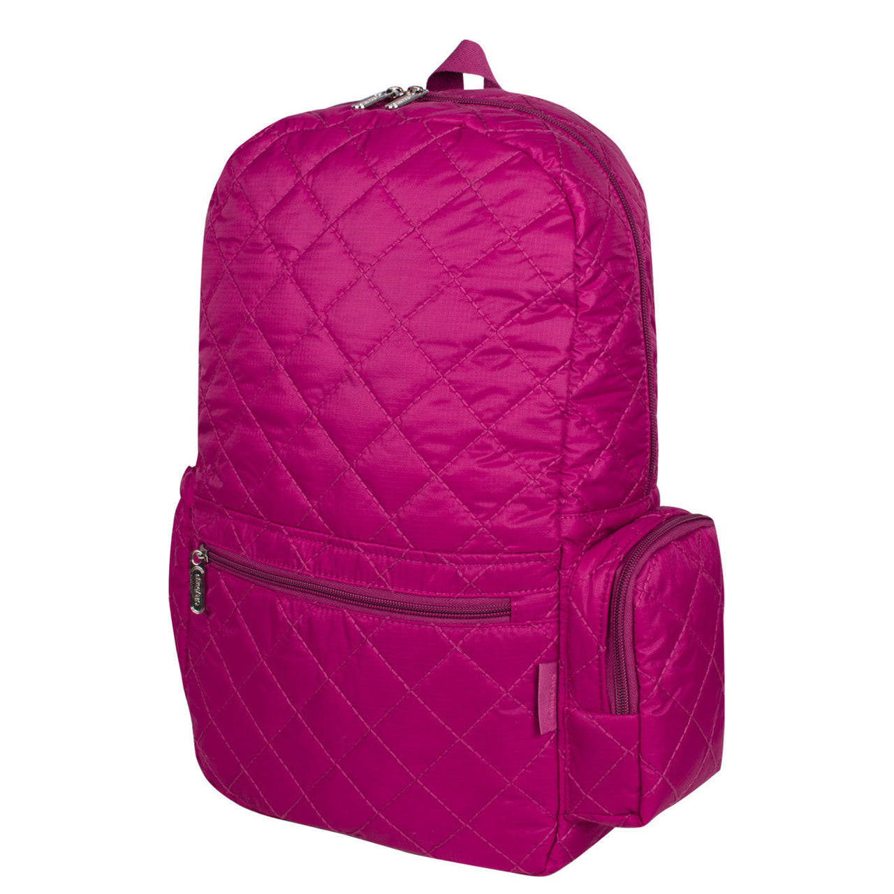 Morral Plegable Puffer Fucsia