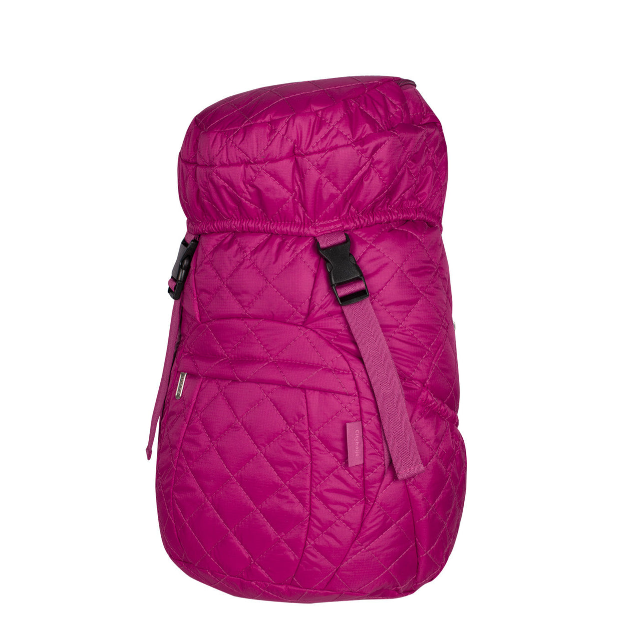 Morral Viajero Plegable Puffer Fucsia