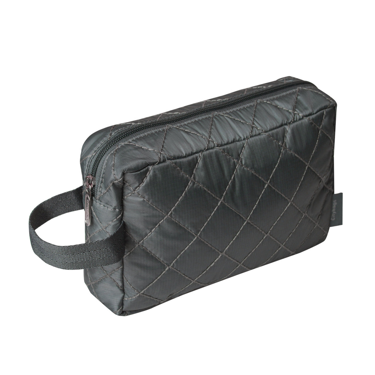 Cosmetiquera Grande Citybags Puffer Gris