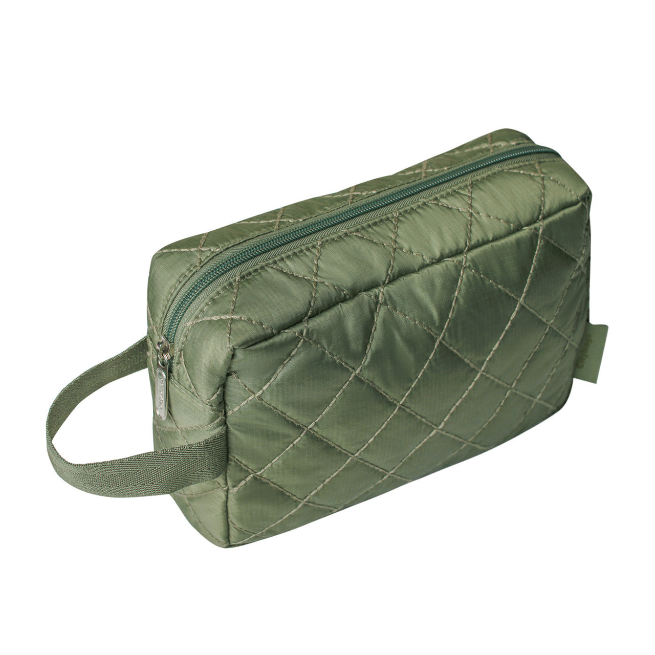 Cosmetiquera Grande Citybags Puffer Verde