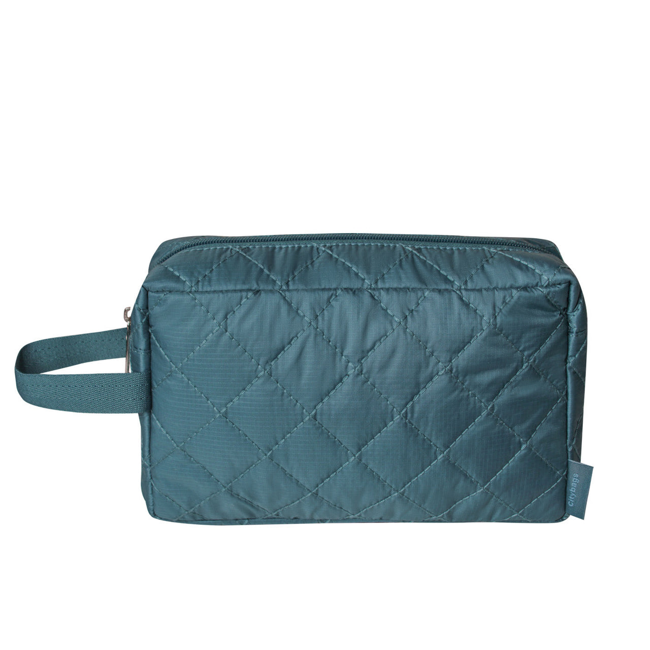 Cosmetiquera Grande Citybags Puffer Azul