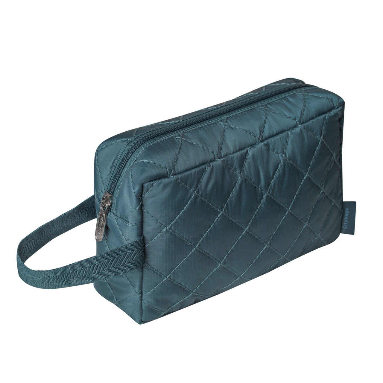 Cosmetiquera Grande Citybags Puffer Azul