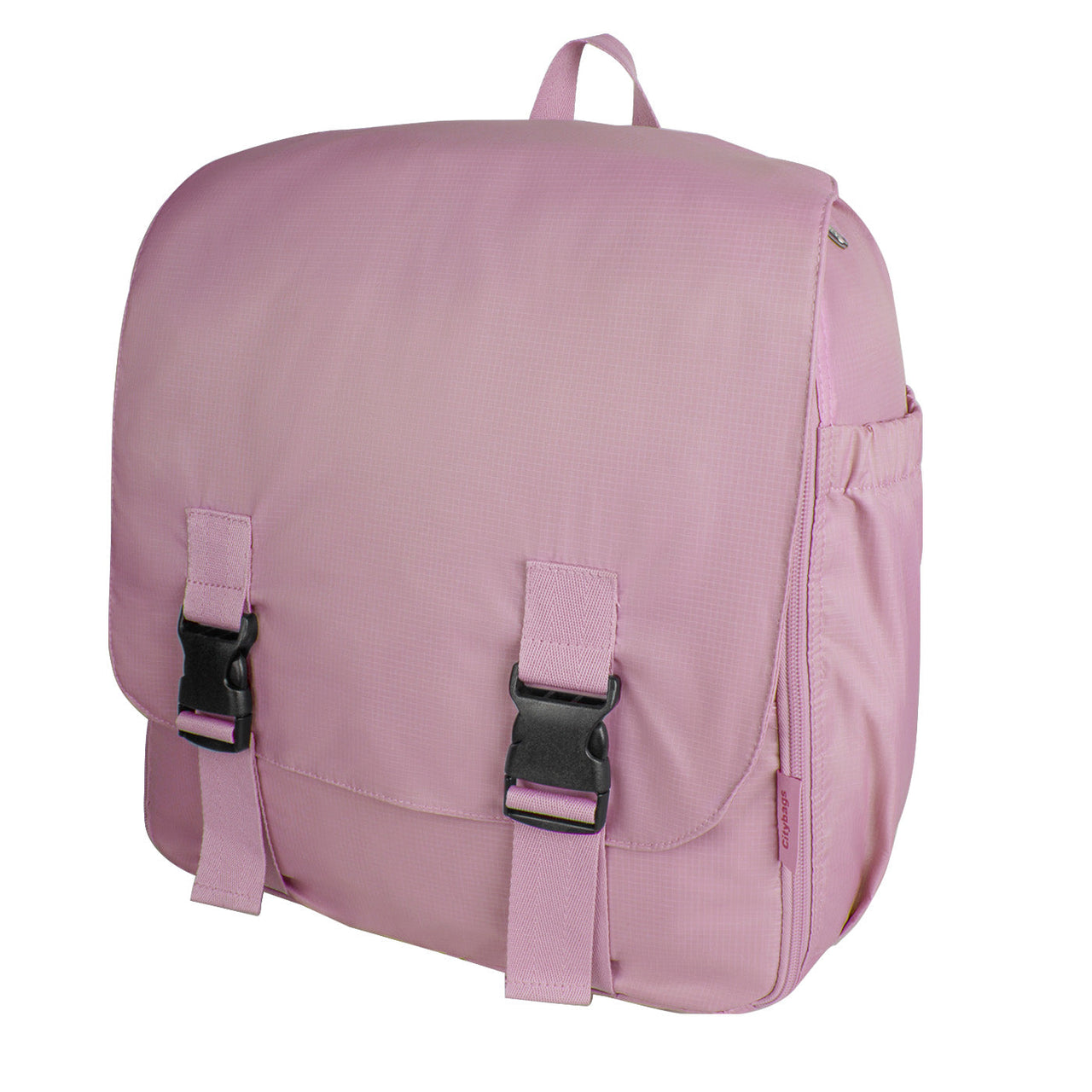 Morral Cabina Tapa Citybags Rosado Pastel