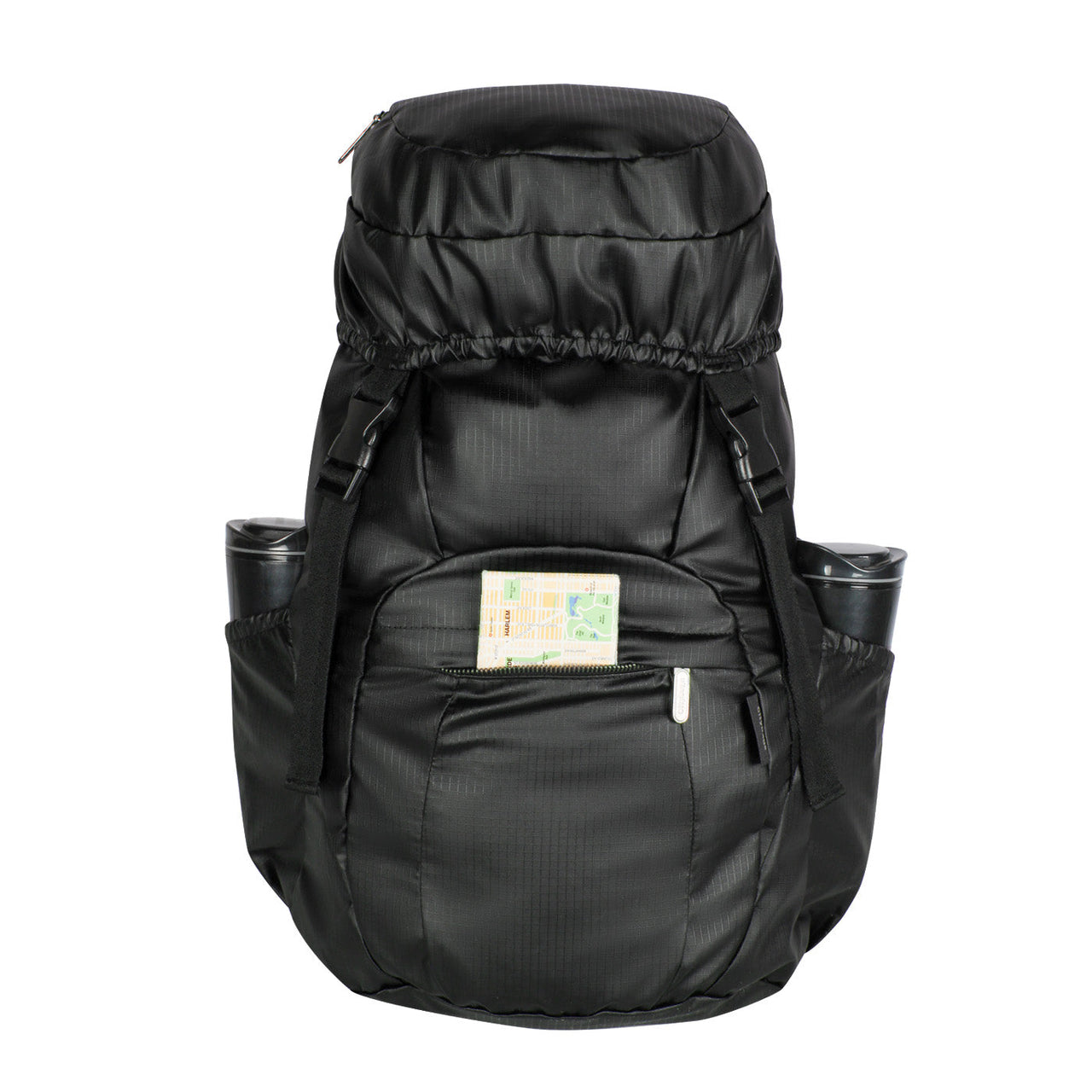 Morral Viajero ULTRA Plegable Brillante Negro