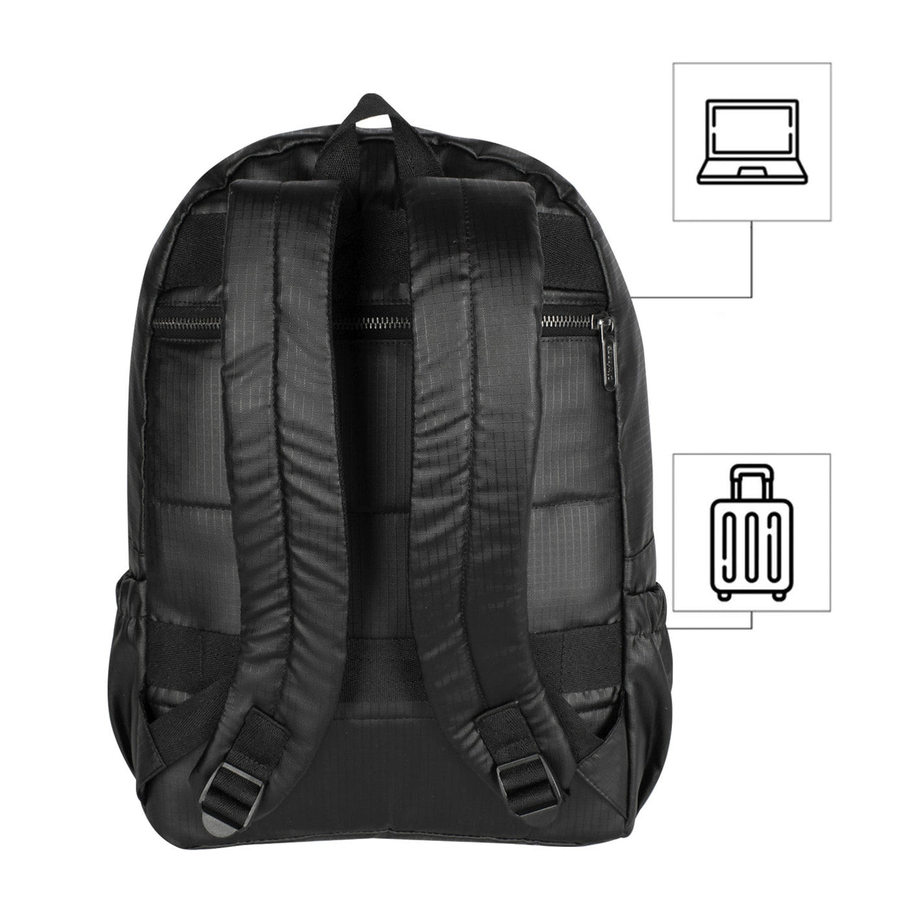 Morral Urbano Citybags Ultra Brillante Negro