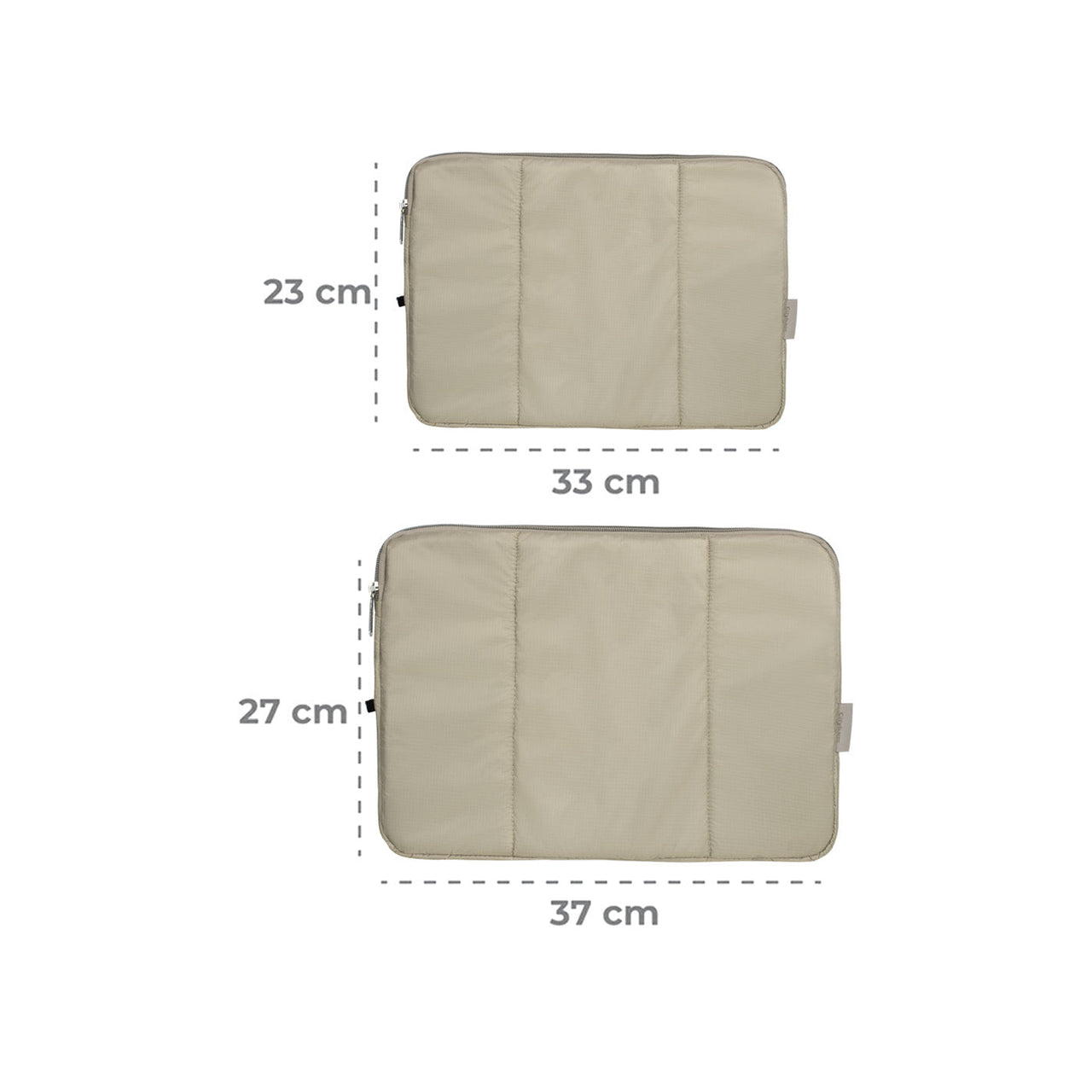 Estuche Laptop Citybags Beige