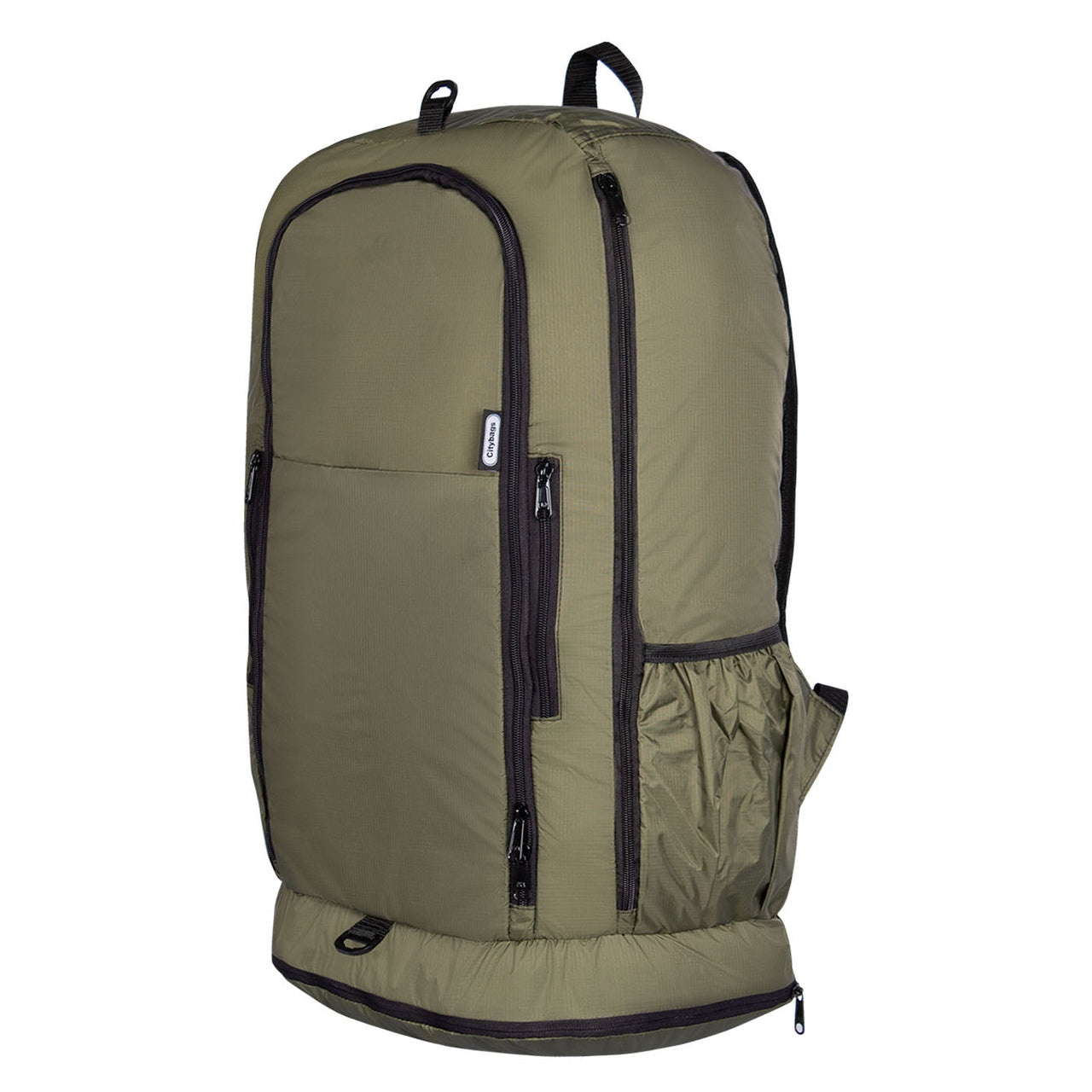 Morral Aventura Plegable Verde Militar Citybags