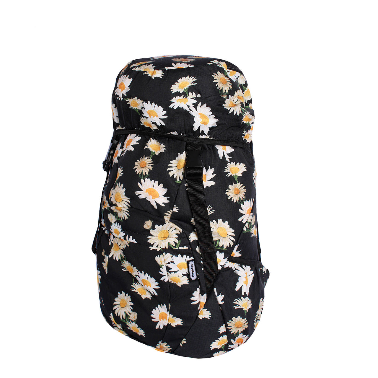 Morral Viajero ULTRA Plegable Estampado Margaritas Citybags Multicolor