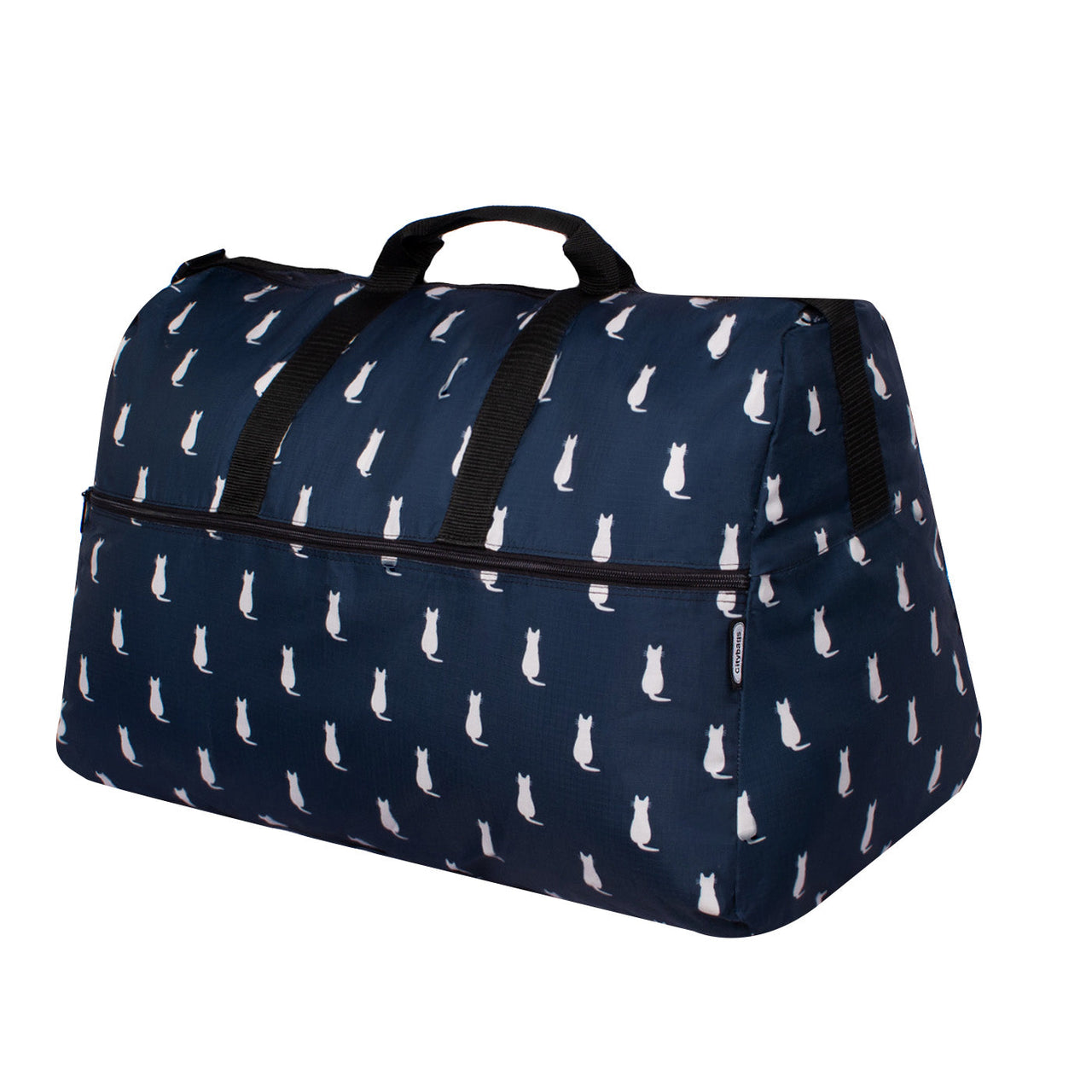 Maleta XL ULTRA Plegable Estampado Gatos Citybags Multicolor