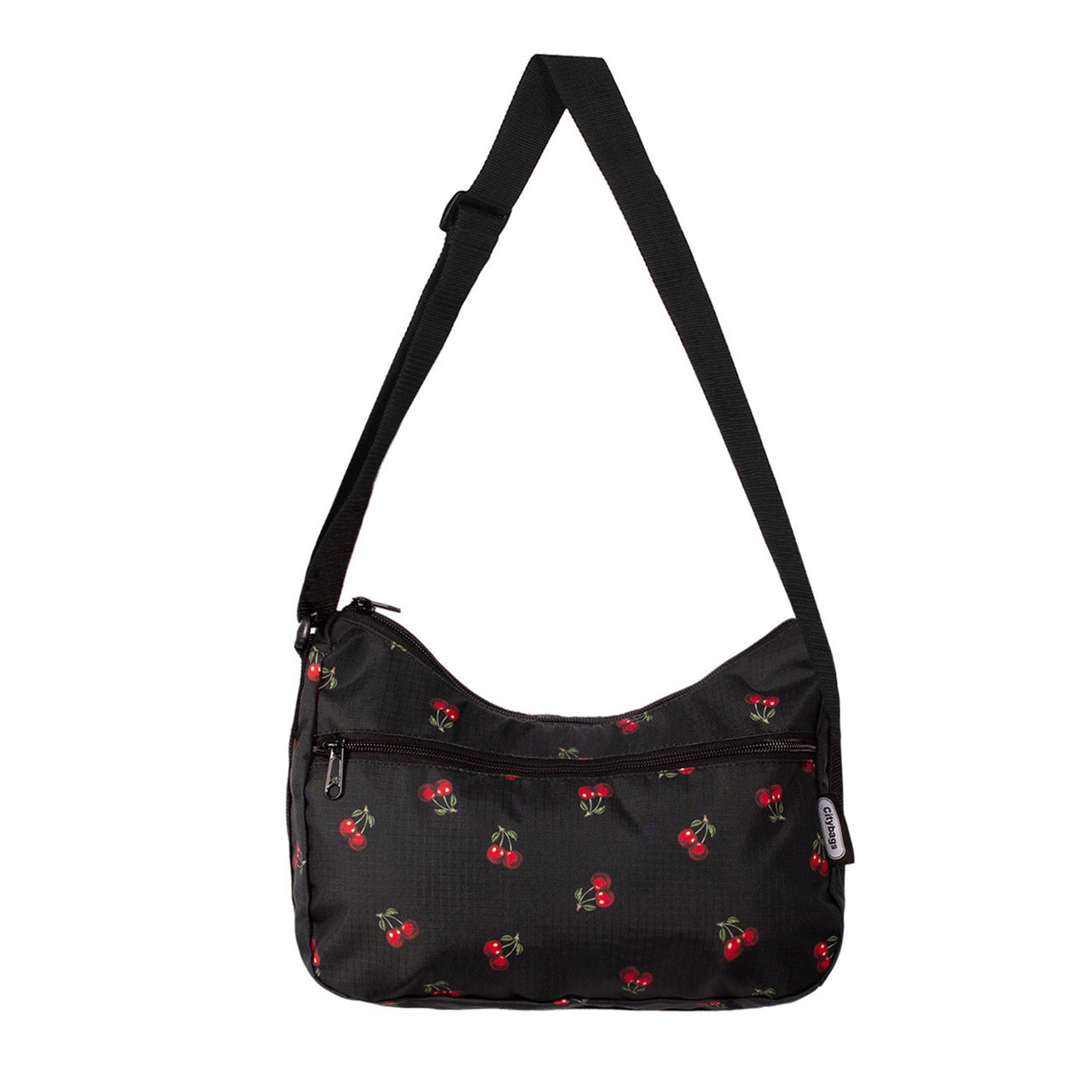 Bolso City Manos Libres ULTRA Plegable Estampado Cerezas Multicolor