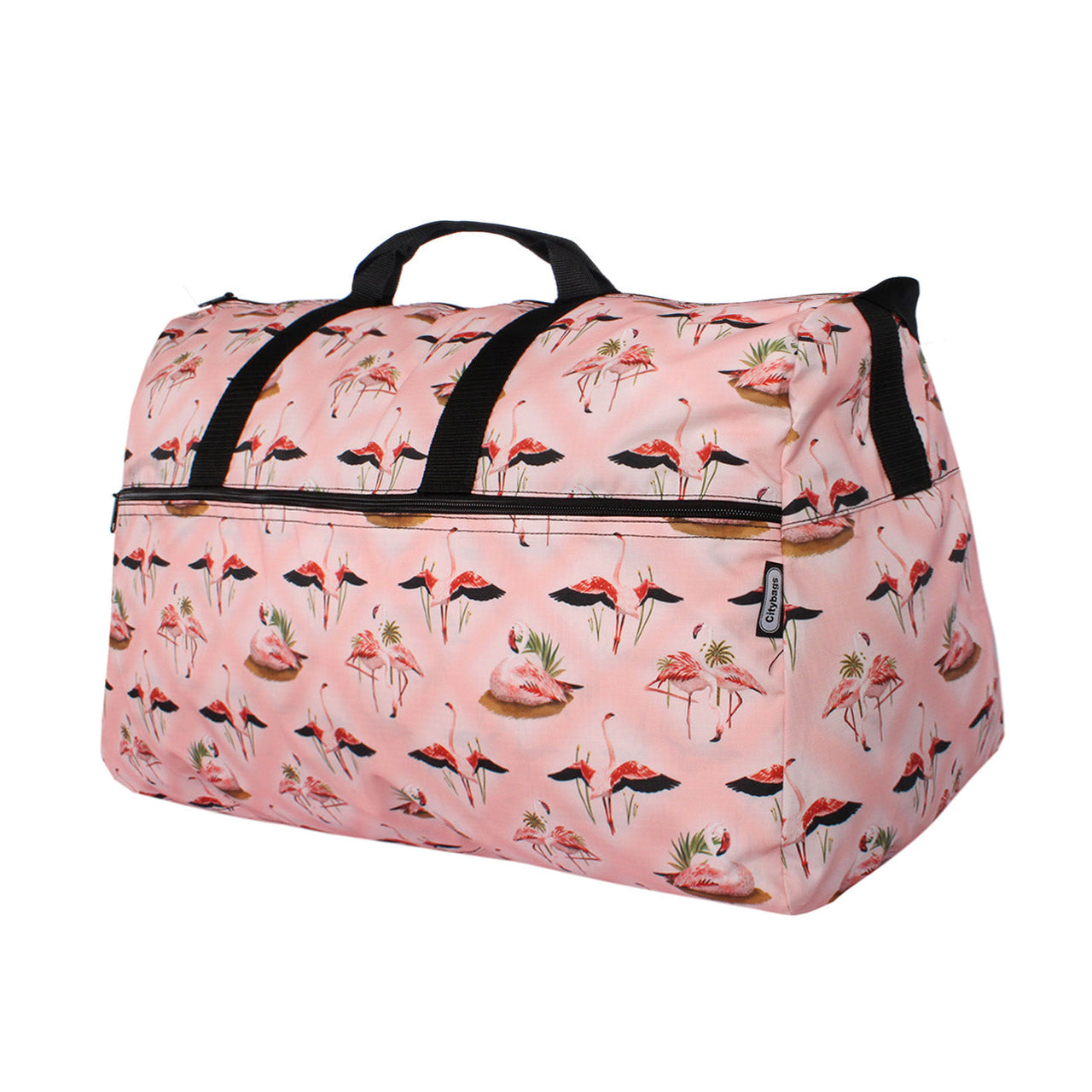 Maleta XL ULTRA Plegable Estampado Flamencos Citybags Multicolor