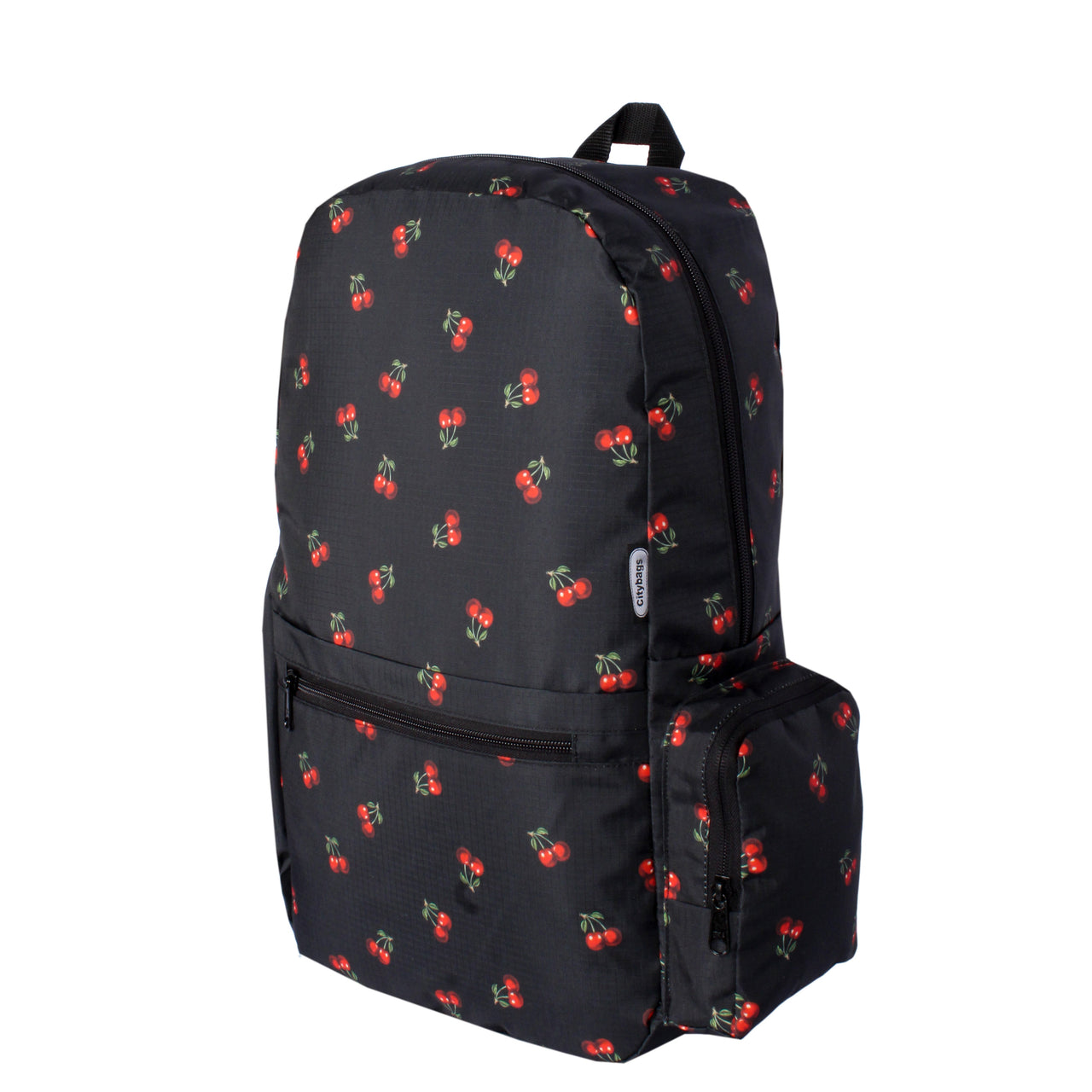 Morral Plegable ULTRA Estampado Cerezas Citybags Multicolor