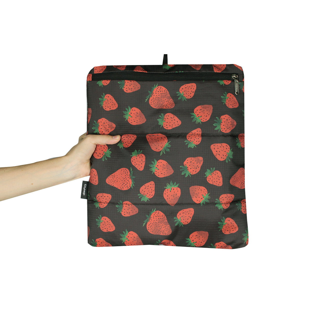 Morral Mochilero XL ULTRA Estampado Fresas Citybags Multicolor